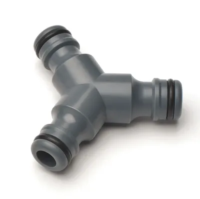 Produktbild von Y-Verbinder, Kunststoff grau
