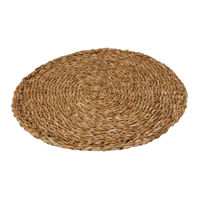 Produktbild von Podložka okrúhla z morskej trávy pletená 37 cm príroda
