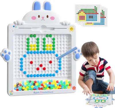 Produktbild von WOOPIE Magnettafel für Kinder – Montessori MagPad Hase