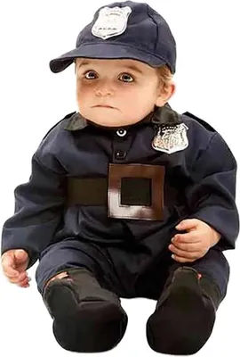 Obrázek produktu pro Maminka Policie Dětský kostým Hnědá 7-12 měsíců Hnědá 7-12 měsíců