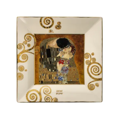 Image de Goebel Gustav Klimt - Der Kuss (Schale, Fine Bone China)