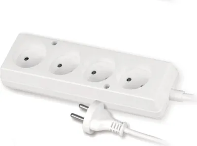 Obrázok produktu pre Predlžovací Kábel 4 Zásuvky 5 Metrov B/U - Vt-300-0405