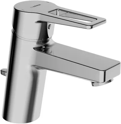 Produktbild von Hansa Waschtisch-Einhand-Einlochbatterie HANSATWIST DN 15 Bügelhebel Metall verchromt