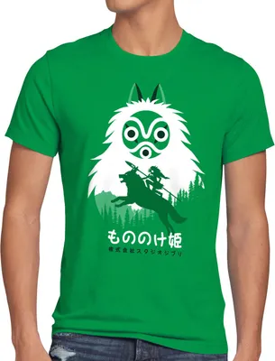 Produktbild von style3 Mononoke Hime Herren T-Shirt wolf prinzessin anime