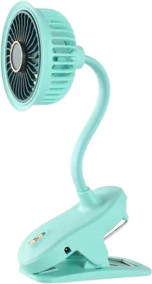 Obrázek produktu pro Miniaturní stolní ventilátor s nízkou hlučností, nastavitelný, ideální do kanceláře, na cesty, na pláž a na kempování