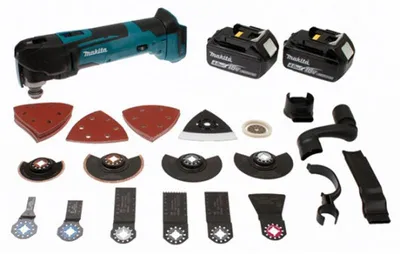 Image de Découpeur-ponceur multifonction 2x4Ah 18V DTM51RMJX3 en MAKPAK avec accessoires