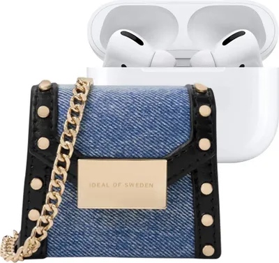 Produktbild von IDEAL OF SWEDEN, Tasche für AirPods Mini Tasche Paloma Reworked Denim, Blau