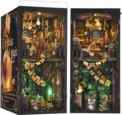 Obrázok produktu pre Miniatúrny domček Book Nook - Dom čarodejníc - Aslowsnail