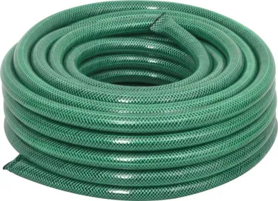 Produktbild von vidaXL Gartenschlauch mit Kupplung-Set Grün 0,75" 100 m PVC