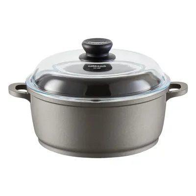 Produktbild von Kochtopf mit Glasdeckel 16, 20 oder 24 cm, Aluminium, grau - Bonanza®