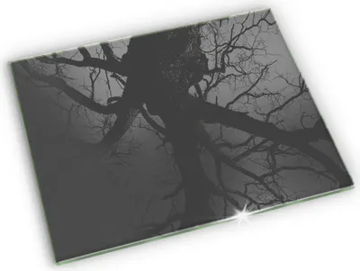 Produktbild von Glas Grabkerzen Untersetzer Motiv Gummifüße - 52x40 cm - Graue Farbe