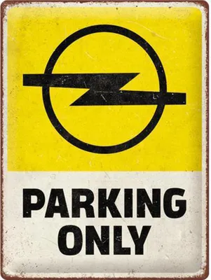 Zdjęcie produktu dla Plakat 30X40 Opel Parking Only