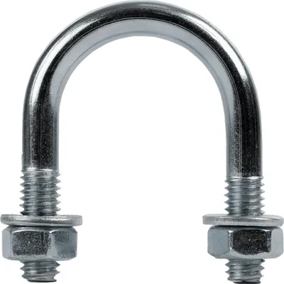 Produktbild von DROMET Bügelschraube M6 x 23 mm (1/2") Typ B U-Bolzen verzinkt mit Muttern