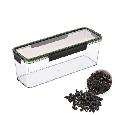Image de Organisateur de pâtes transparent avec couvercle hermétique