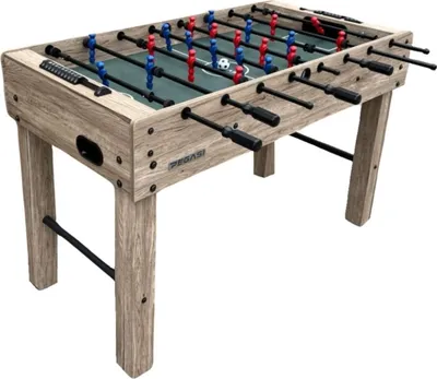 Produktbild von Pegasi Fußballtisch Woody - Kickertisch bis 14 Jahre - Fussballtisch - Indoor Tischkicker- Fußball Tischspiel - Fussballtisch- Foosball Table - Braun