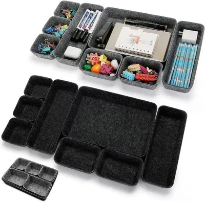Produktbild von Vilten Organizer 16-teilig, Büro, Bad, Schrank, 2 Farben, 4 Größen