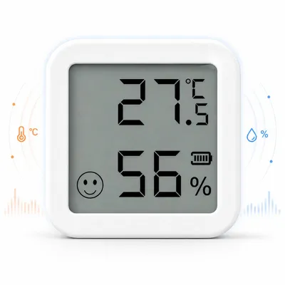 Produktbild von Thermo‑Hygrometer Bluetooth LCD‑Anzeige App‑Überwachung, KI-generiertes Bild