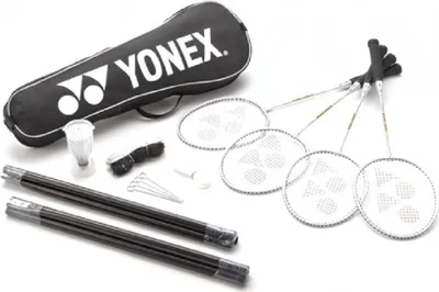 Produktbild von Yonex - Badminton Set 9er-Pack CS856 (Einheitsgröße) (Weiß/Schwarz)