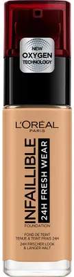 Productafbeelding van L'Oréal Paris Foundation Infaillible 32H Fresh Wear 260 Golden Sun (1 stuk)