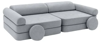Image de Canapé enfant modulable doux velours