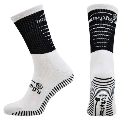 Produktbild von Murphy's Sportsocken Pro Mid GAA Grip Junior Schwarz-Weiß Komfort
