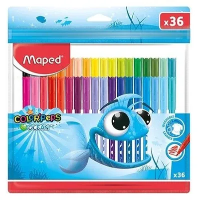 Obrázok produktu pre Maped Color'Peps Ocean Flamastry 36 kolorów