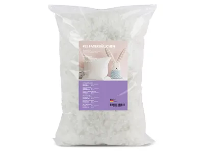 Produktbild von Primaflor 5kg PES Faserbällchen - Füllmaterial zum Basteln und Befüllen von Kissen - Kissenfüllung aus Watte Füllwatte zum Aufpolstern & Ausstopfen