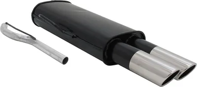 Image de Silencieux de sortie sport Novus pour VW Passat (type 35i) limousine & variante 2 x 76mm SR-Design