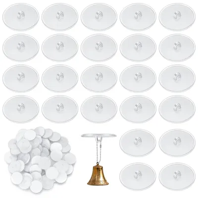 Produktbild von Selbstklebende Deckenhaken Wandhaken - Set mit 60 Stück - Transparent - Für Küche und Badezimmer