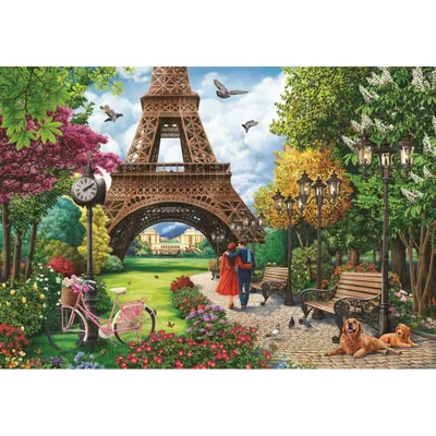 Immagine prodotto di Puzzle ANATOLIANI Primavera a Parigi 500 pezzi