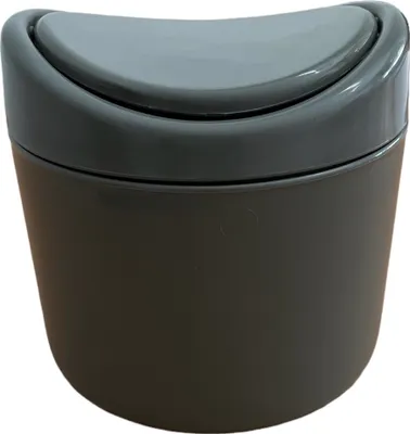 Produktbild von keeeper kleiner Abfalleimer, Küchenabfallbehälter,  Tischabfalleimer Ø14x13 Eco Graphit Svenja 1,3 Liter