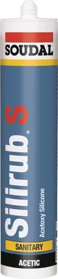 Immagine prodotto di SOUDAL Silicone sanitario Silirub S grigio cartuccia da 300 ml - 101416