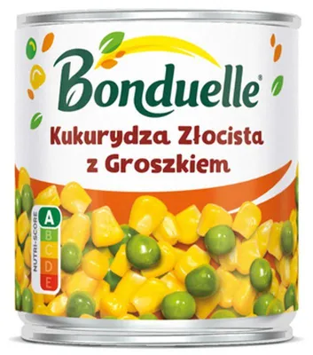 Obrázek produktu pro Bonduelle Kukuřice a hrášek konzervované 170 g