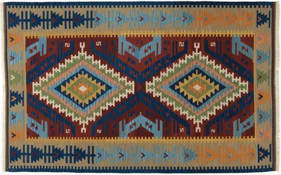 Obrázek produktu pro Teppich New Kilim 80% Vlna 20% Bavlna 252X158 Cm