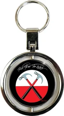 Obrázok produktu pre Pink Floyd - Prívesok na kľúče "The Wall" RO7530 (jedna veľkosť) (čierna/červená/strieborná)
