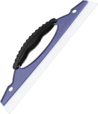 Image de Raclettes de douche en silicone, raclette de 30 cm de long, pour vitres, fenêtres et vitrages
