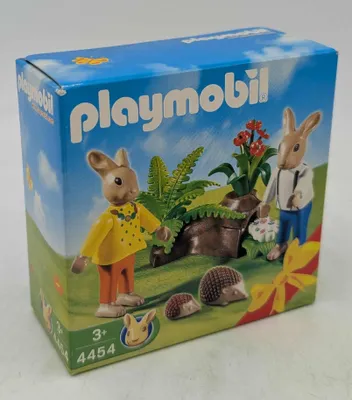 Produktbild von PLAYMOBIL 4454 2 Osterhäschen mit Eierversteck