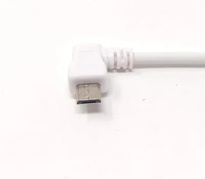 Produktbild von System-S Micro USB Kabel 10 cm Rechts Winkel