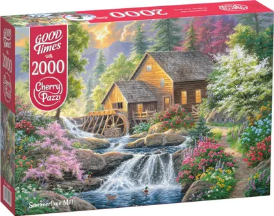 Produktbild von CHERRY PAZZI Puzzle Mühle im Sommer 2000 Teile