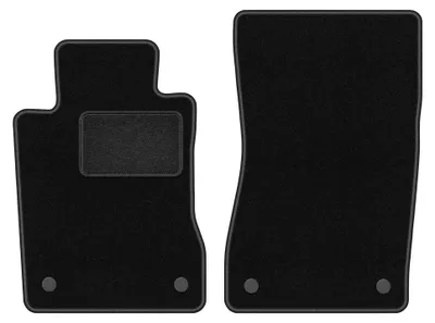 Immagine prodotto di Tappetini anteriori in moquette per Mercedes E W211 2002-2009 (berlina/station wagon) – 2 pezzi, neri, su misura – Wielganizator LUX