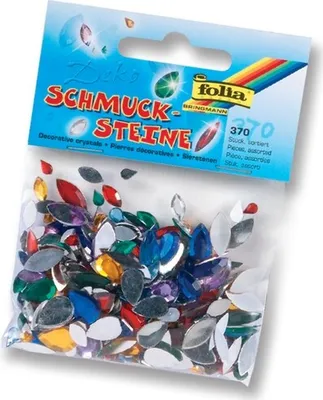 Produktbild von Schmucksteine 370 Stück Navette und Tropfen