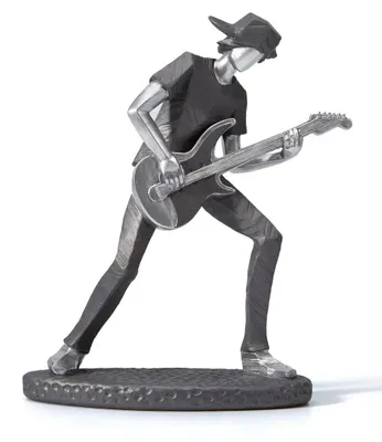 Musikdekor Figur Pianospieler Skulptur Gitarrist 23,5 cm