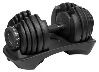Zdjęcie produktu dla Rebel ACTIVE Żeliwne hantle z automatyczną regulacją, 36 kg, co 2 kg