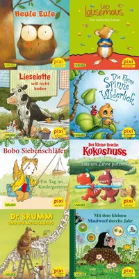 Produktbild von Pixi-8er-Set 297: Pixis liebste Kinderbuch-Helden (8x1 Exemplar)
