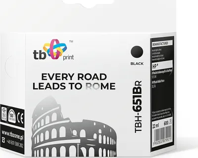 Produktbild von TB Print Ink for HP DJ 5575 TBH-651BR black renewed