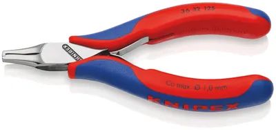 Obrázek produktu pro Knipex 36 32 125, 4 mm, 1,8 cm, Ocel, Modrá, Červená, 125 mm, 108 g