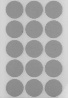 Produktbild von Abdeckkappe selbstklebend, ø20mm, 15 Stück, Kunststoff grau
