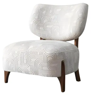 Produktbild von Beiger Sessel Designer Wohnzimmer Möbel Armlehnen Polstersessel
