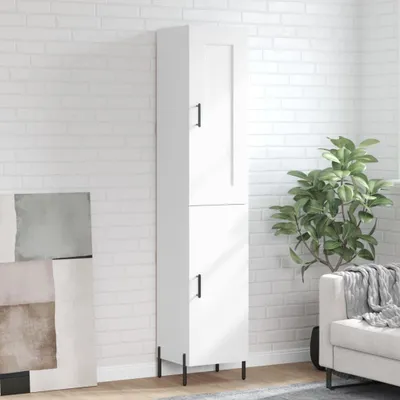 Produktbild von vidaXL Highboard Weiß 34,5x34x180 cm Holzwerkstoff