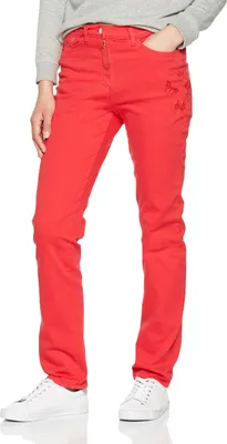 Produktbild von 22933 Raphaela by Brax, Laura Twine, Damen Jeans Hose, Stretchdenim, zinoberrot, W 31 L 30 D 40